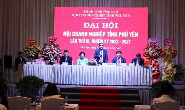 Đại hội Hội Doanh nghiệp tỉnh Phú Yên lần thứ III, nhiệm kỳ 2022-2027 